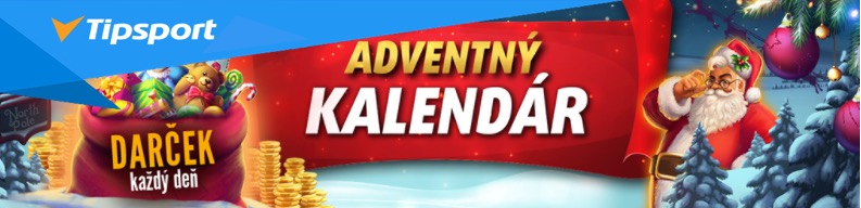 Tipsport adventný kalendár banner